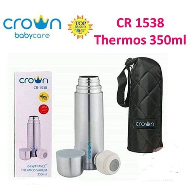 Crown EasyTravel Thermos 350ml | Termos Air Panas Dingin / termos crown KECIL