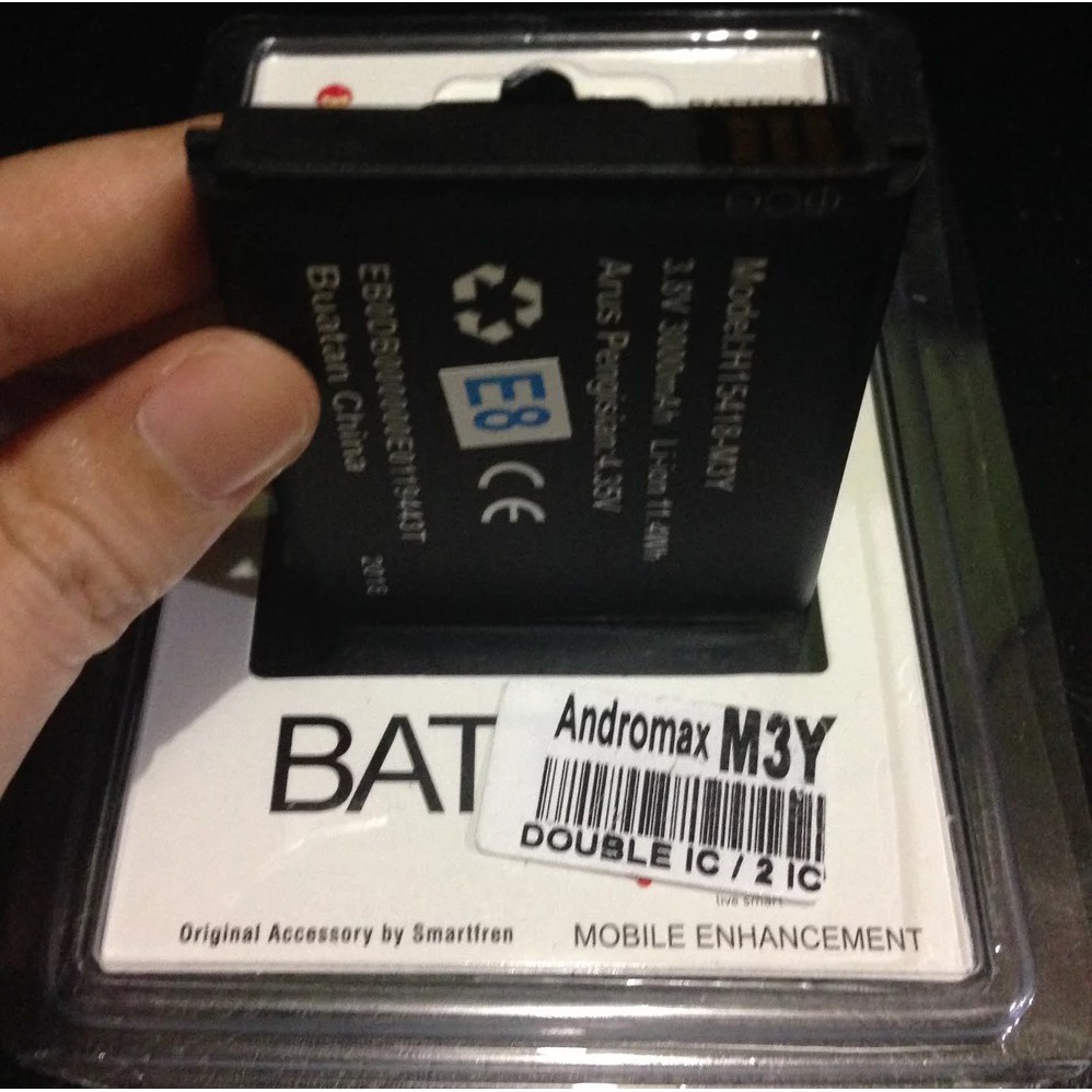 Baterai Modem Smartfren Andromax M3Y Atau Smartfren Andromax M3Z Model H15418 3000Mah Original