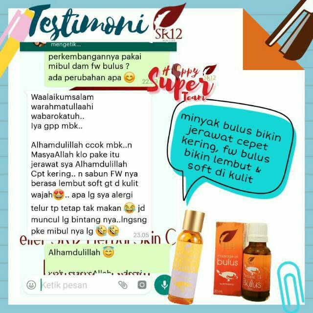 MINYAK BULUS/SABUN BULUS/FACIAL WASH BULUS/PENGHILANG KETOMBE/PENCERAH WAJAH/PENGHILANG FLEK