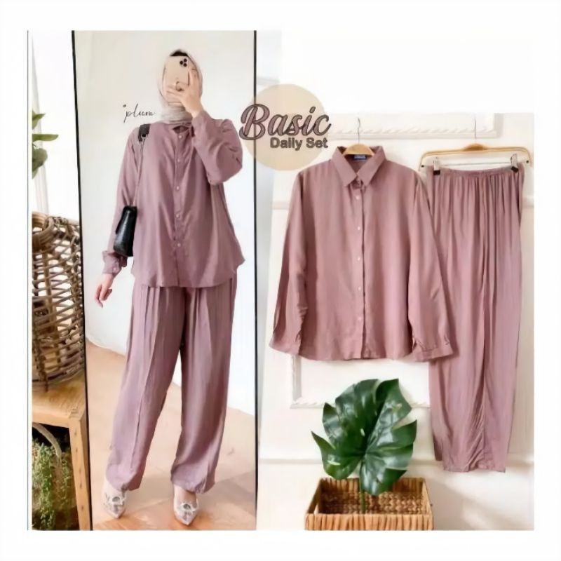 ONE SET RAYON PREMIUM SETELAN WANITA