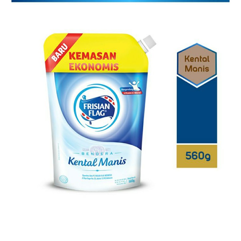 

FRISIAN FLAG KENTAL MANIS PUTIH 560 G [bisa COD]