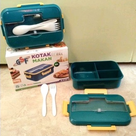 Kotak bekal makan set gsf 3103 launch box set gsf GROSIR UNIK