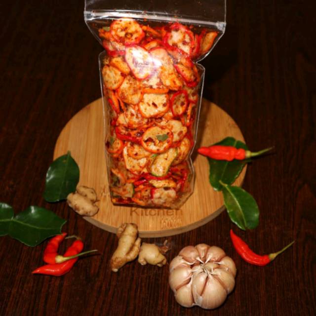 

KRUPUK BANTAT PEDAS DLOWER 120gr