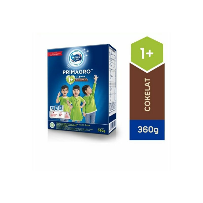 Frisian Flag 1+ Susu Bubuk PertumbuhanCokelat 360G