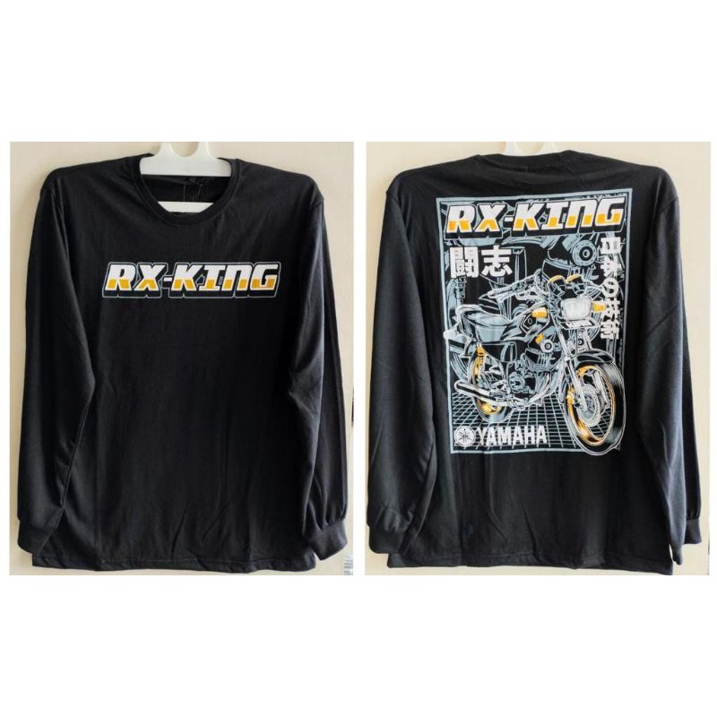 KAOS MOTOR RX KING HITAM LENGAN PANJANG MURAH (READY STOCK)