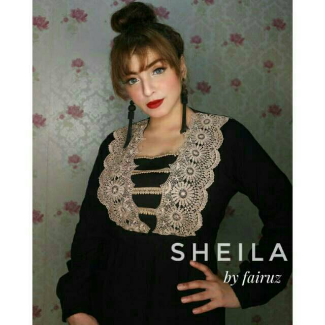 Daster arab FAIRUZ SHEILA Daster Renda Dress Wanita