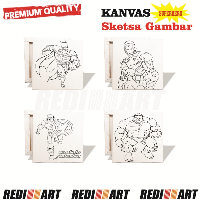 

Kanvas Sketsa Gambar Superhero