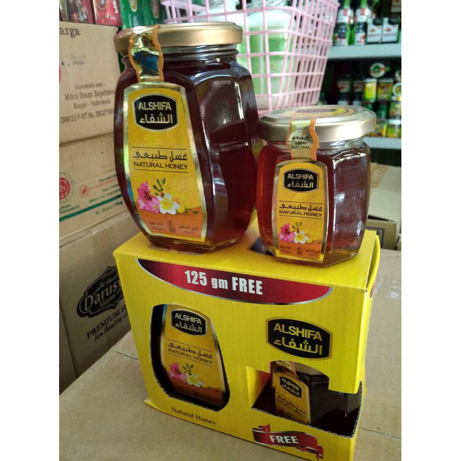 

madu alshifa paket promo 500 gr+125 gr