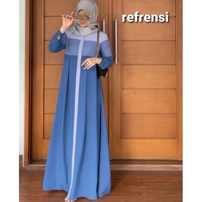 [BEST SELLER] DRESS WANITA MUSLIMAH LULAA DRESS  SYAKIRA MAXI DRESS  REFRENSI BY KALEELA.ID  JAVINA 