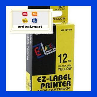 

6Rtiut7- Pita / Ez Label Tape Printer Casio 12Mm 5Ea5W5-