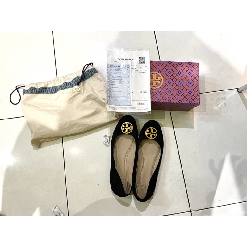 tory burch flatshoes preloved