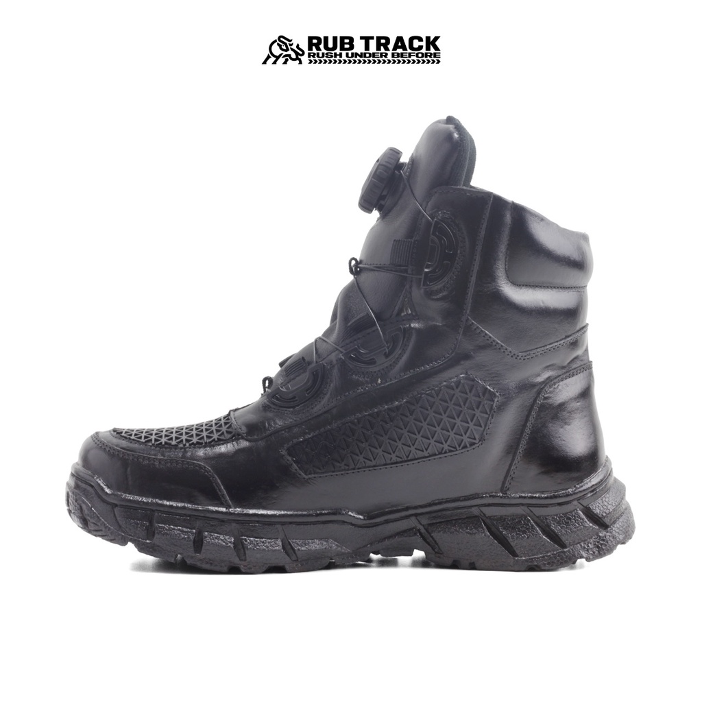 RUBTRACK - Sepatu Pdl Boa Virgo Tali Putar Low Kulit Asli Cordura Tali Putar Lacing Sistem Fitgo Model Tawon Sepatu Pdl Tni Polri