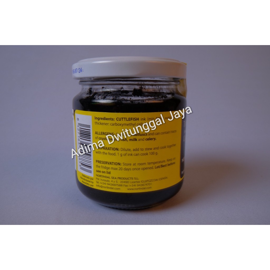 Nortindal Cuttlefish Ink  / Saus Tinta Cumi 180gr