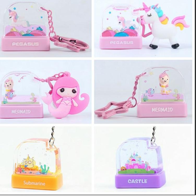 

KIRIM HARI INI stempel air gantungan kunci custom stamp water stamp pegasus mermaid castle submarine (ART. H5630)