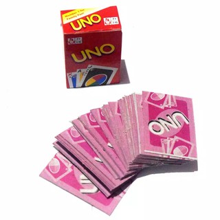 Image of thu nhỏ Mainan kartu uno jenga flip cards board game asah otak angka permainan polos karakter mini #2