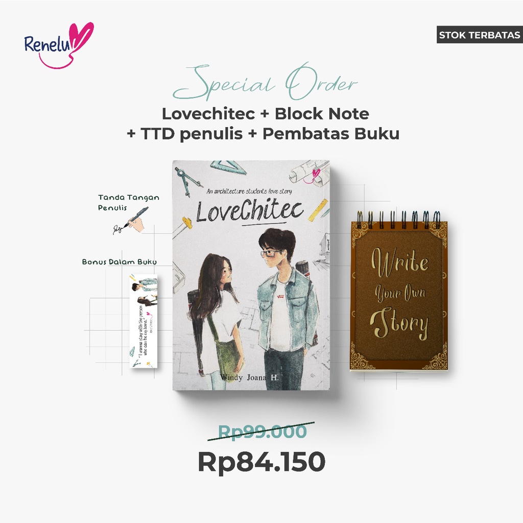 Novel Lovechitec + Bonus - Windy Joana H
