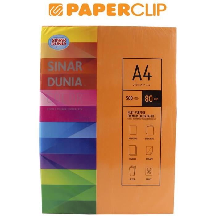 

Kertas | Kertas Hvs Warna Spectra Sidu Deep 45240 A4 Isi 500 Saffron Kualitas Terbaik