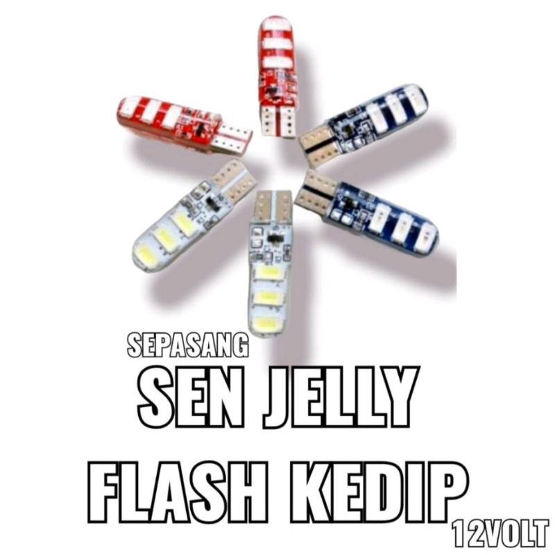 SEN JELLY FLASH 6 LED - SEN JELLY KEDIP 6 LED STROBO