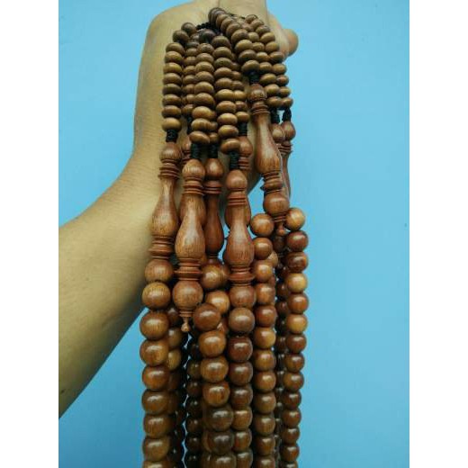 Tasbih kayu bertuah stiqi atau santegi asli alami