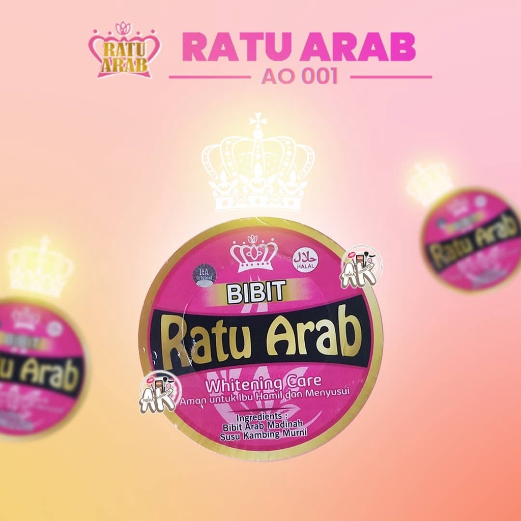 LOTION BIBIT RATU ARAB BPOM 250GR original