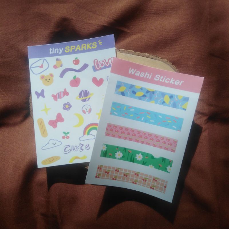 

[CLEARANCE SALE] Deco Washi Sticker - Stiker Kiss Cut