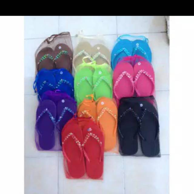 SALE STOCK  Sandal Jepit Bali / Sandal Jepit Mute / Sandal manik-manik