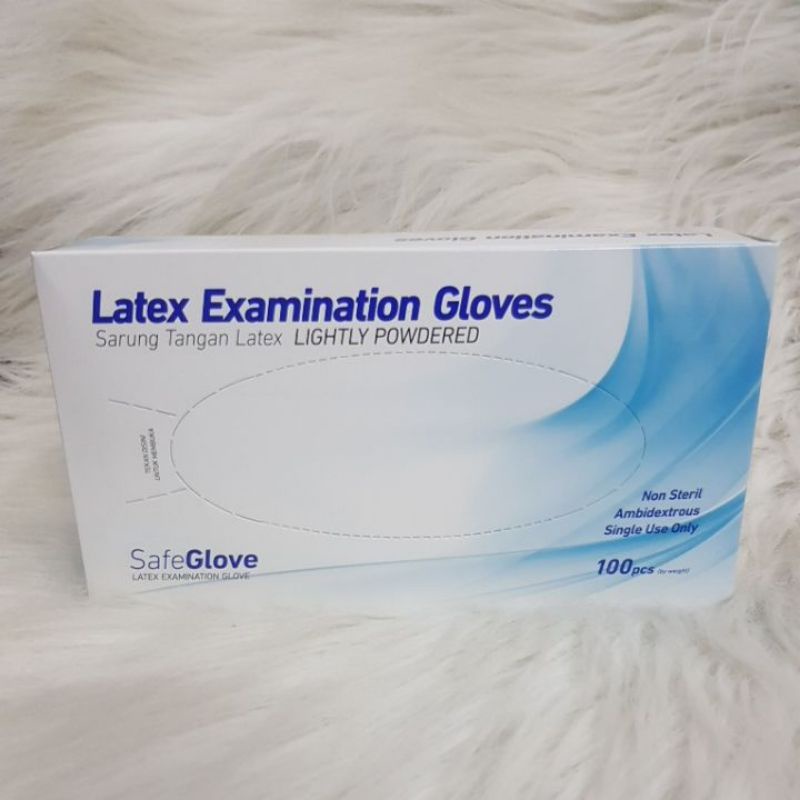 SAFE GLOVE Latex Examination Glove