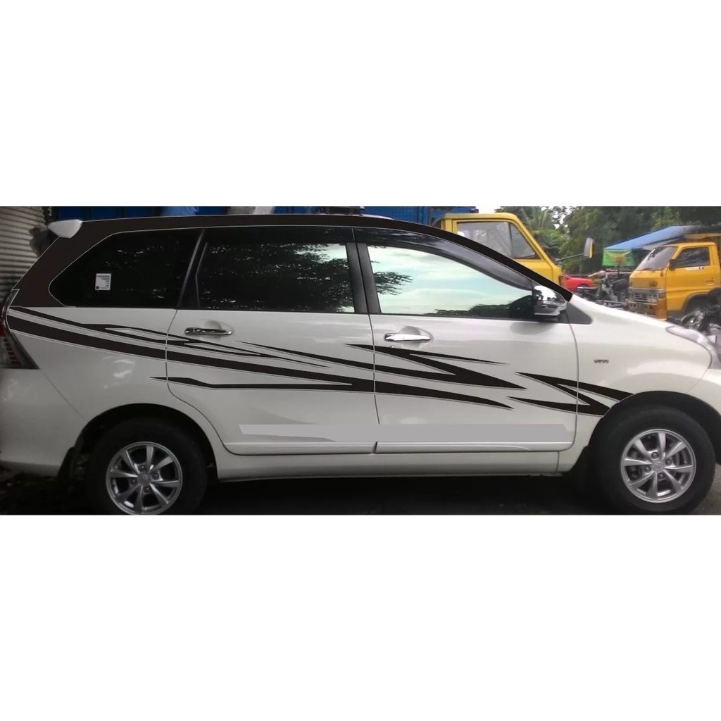 Cutting stiker Tribal Mobil Avanza Xenia Stiker Mobil Avanza Xenia - Putih