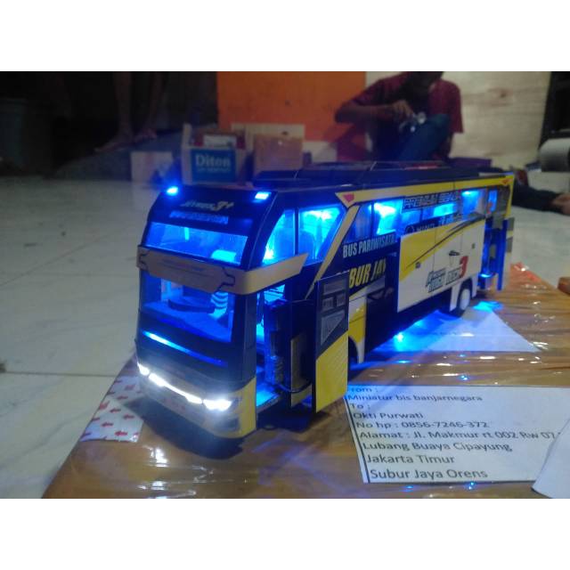 Miniatur Bis Murah Subur Jaya New Jetbus 3+