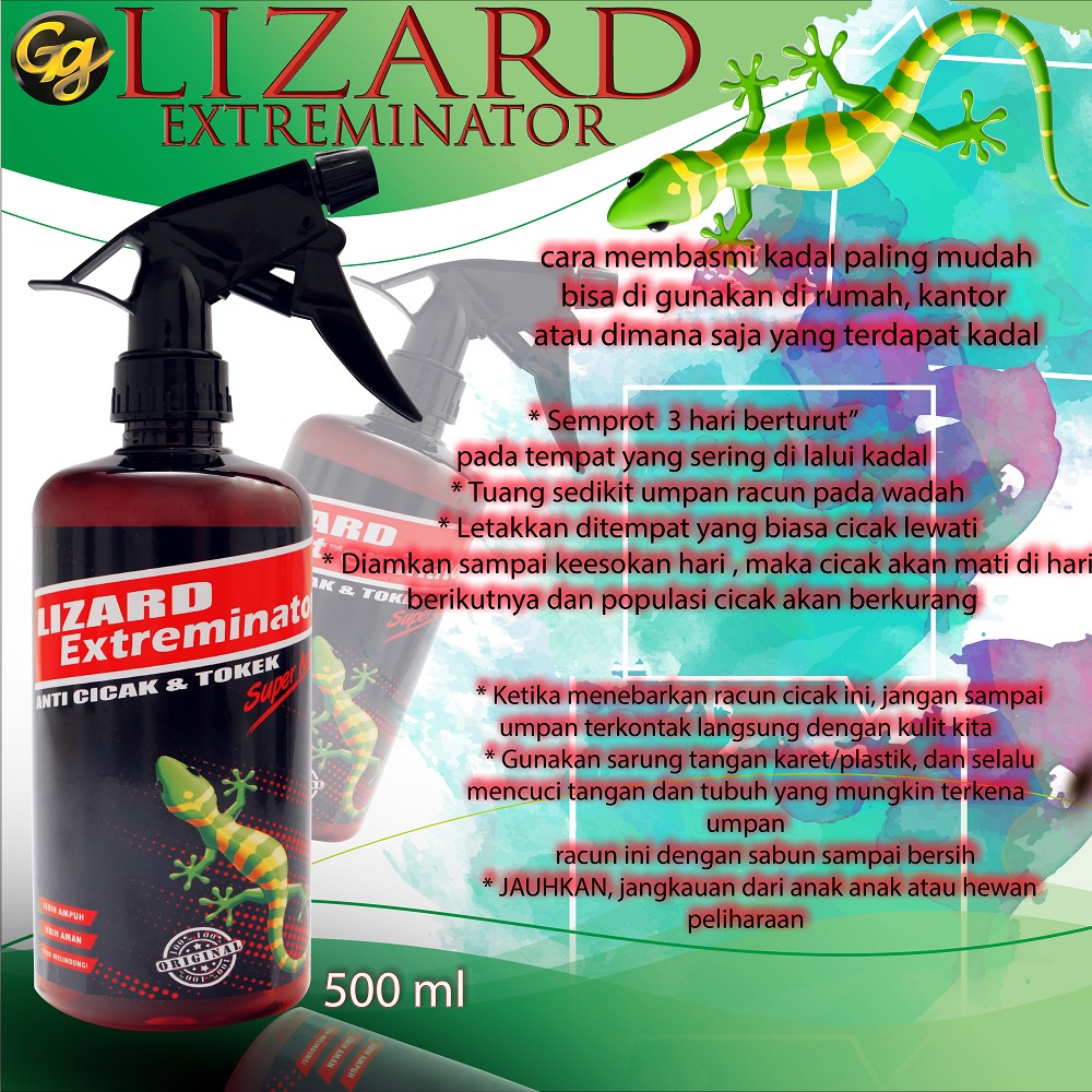 racun cicak ampuh Racun Pengusir Cicak dan Tokek Super Ampuh Lizard Reppellent Anti Cicak Racun Cica