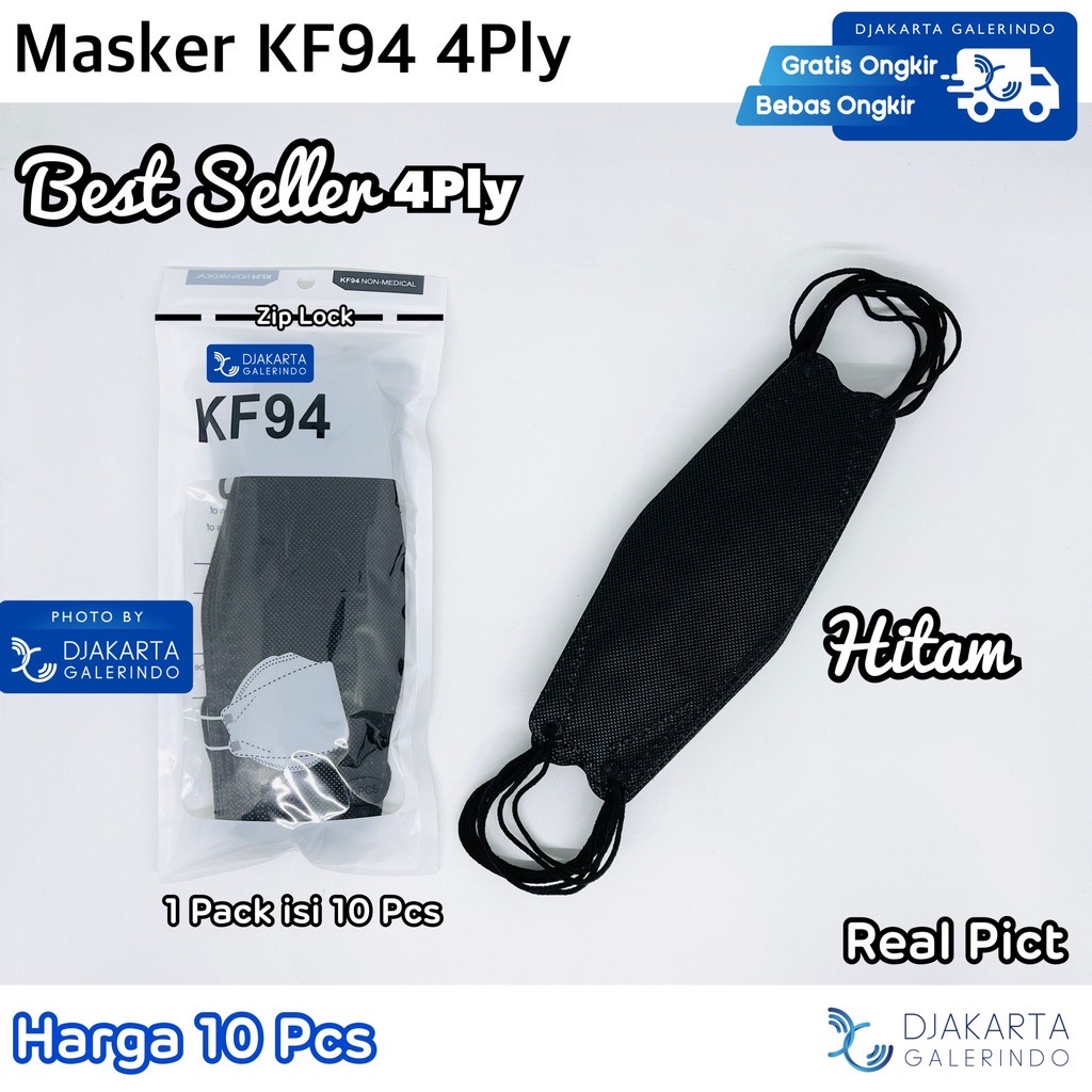 Masker KF94 Murah 4Ply Pack 10Pcs