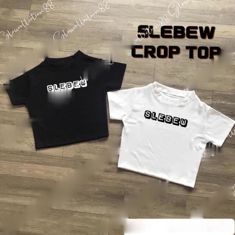 GZB Fashion Baju Crop Wanita Terbaru / Crop Top Slebew / Baju Seksi Wanita / Ootd