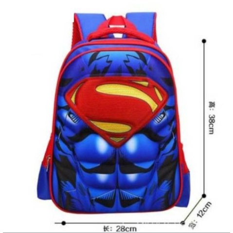 Tas Ransel  Superhero anak SD 6 Dimensi.TAS RANGSEL SUPER HERO