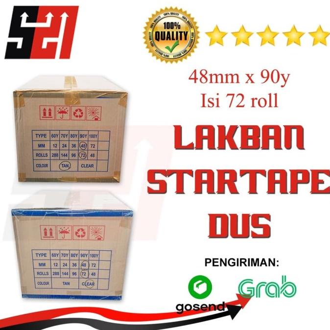 

Lakban Kardus Star Tape 48mmx90y