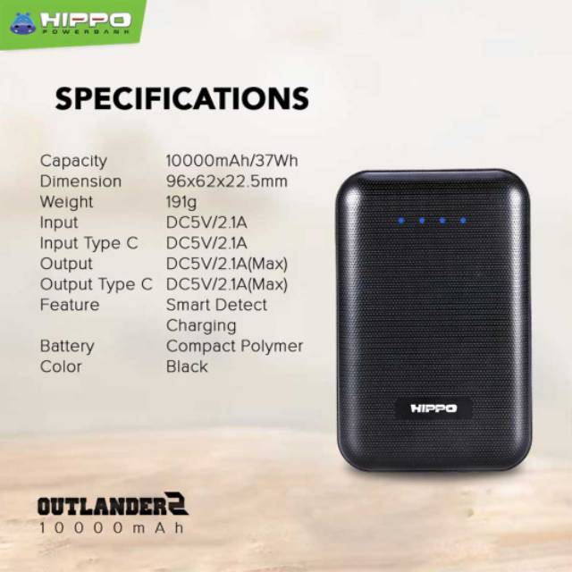 Power bank HIPPO