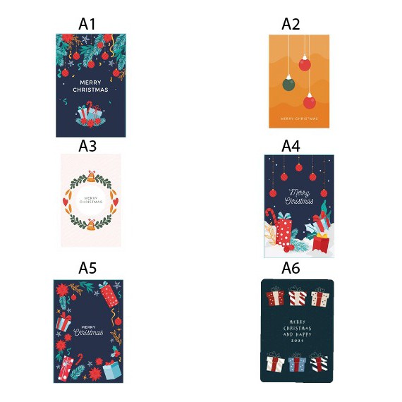 hang tag kartu ucapan merry christmas natal dan tahun baru