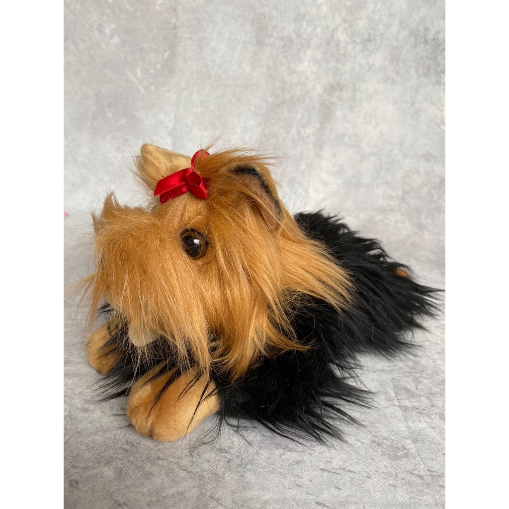 boneka yorkshier/ boneka anjing/ doll/ anjing cokelat/ puppy