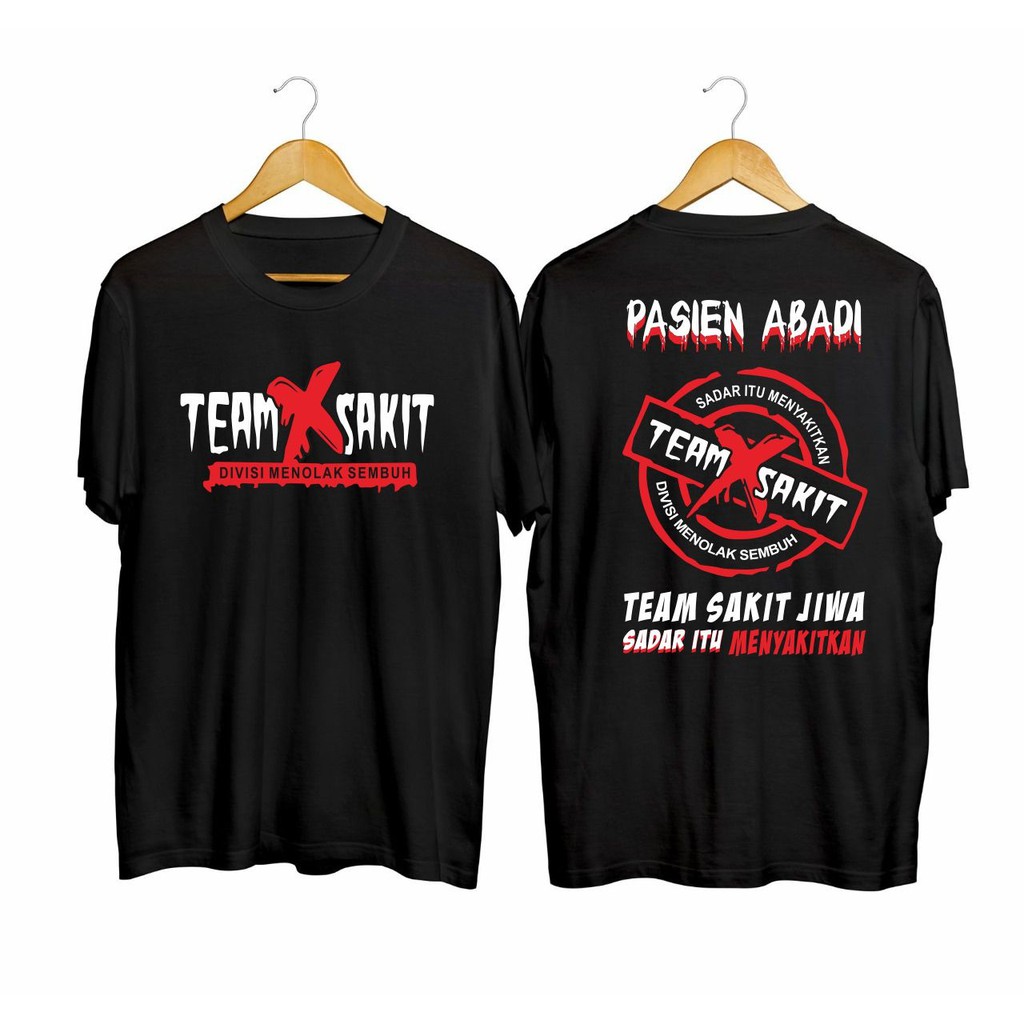 Promo T-Shirt / Kaos Oblong / Kaos Sablon / Kaos pasien abadi / kaos team sakit / kaos parody full k