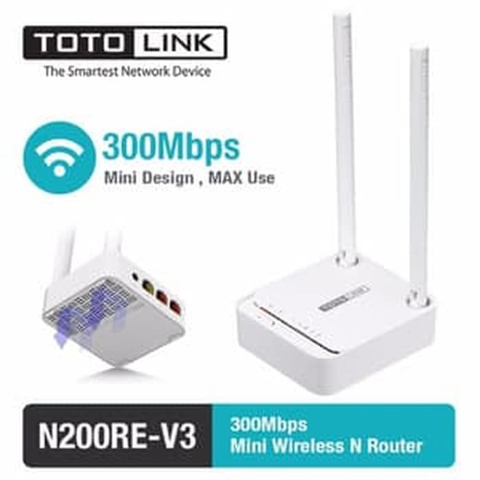 Totolink N200Re Router Wireless Nmini 300Mbps N200 Shopee Indonesia