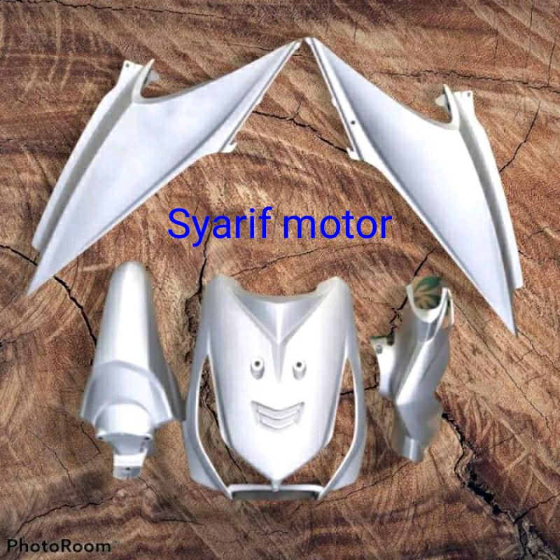 Cover body beat karbu fullset silver doff