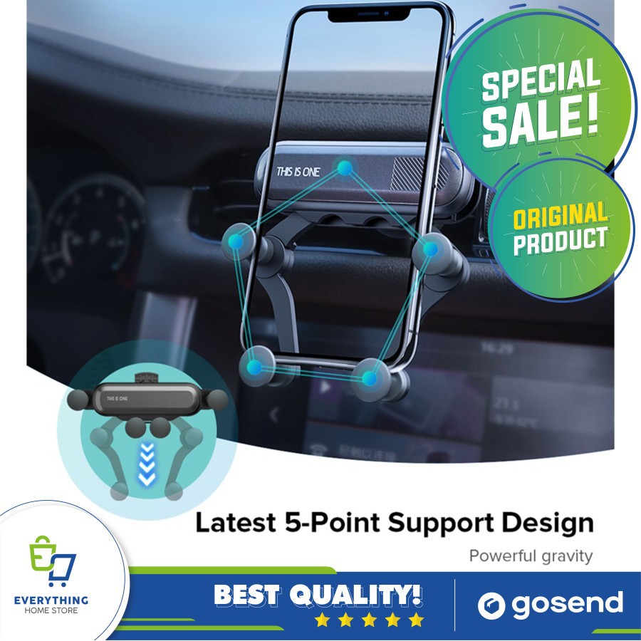 Gravity Mount Gadget Holder | Flexible Mount Holder Car mount