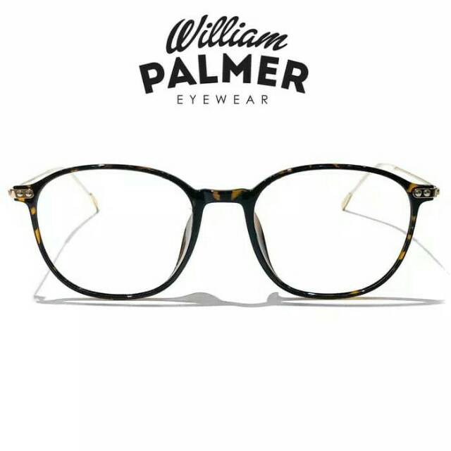 Unik Kacamata William Palmer Scarlett Black Limited