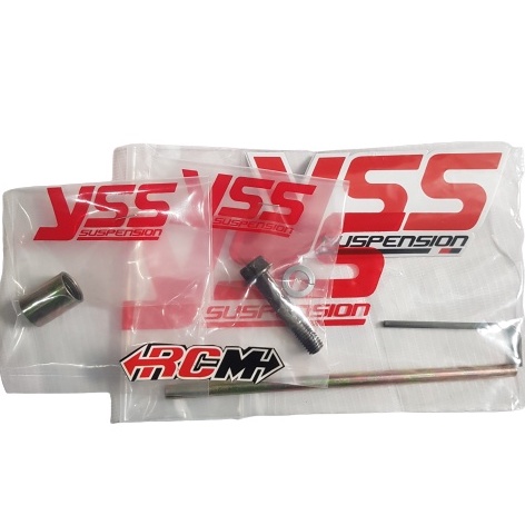 OC302-310T SHOCK SKOK ABSORBER ECO LINE BELAKANG GSIX G-SIX G SIX MATIC METIK BEAT FI BEAT STREET SCOOPY FI 110 YAMAHA MIO TABUNG HITAM BLACK PER MERAH RED UK 310MM 310 MM ORI ORIGINAL YSS ASLI