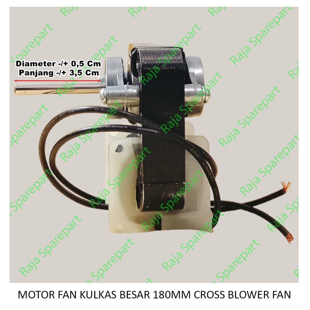 MOTOR FAN KULKAS BESAR 180MM CROSS BLOWER FAN