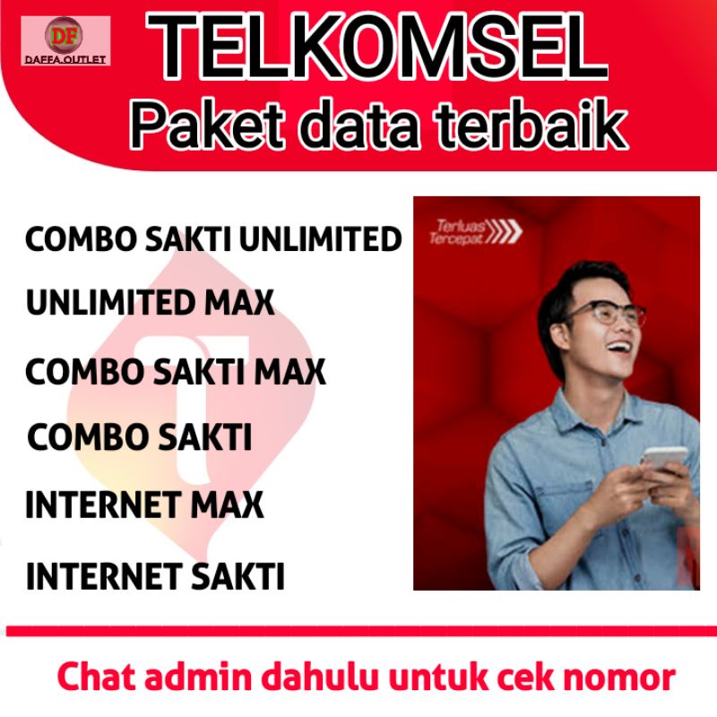 PAKET DATA INTERNET/PAKET KUOTA TELKOMSEL COMBO SAKTI SIMPATI AS LOOP