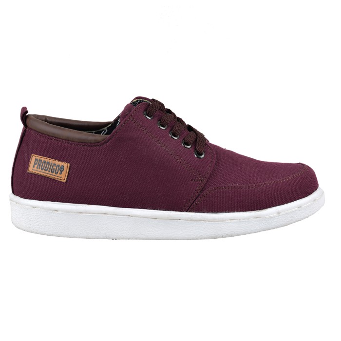 SEPATU SNEAKER PRIA PRODIGO KUTAI MAROON PRODIGO FOOTWEAR x RAJINSTORE ORIGINAL SEPATU SNEAKERS COWO