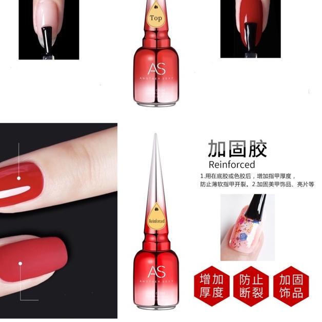 AS Nail Gel Base coat/Top coat/Matte top/Primer