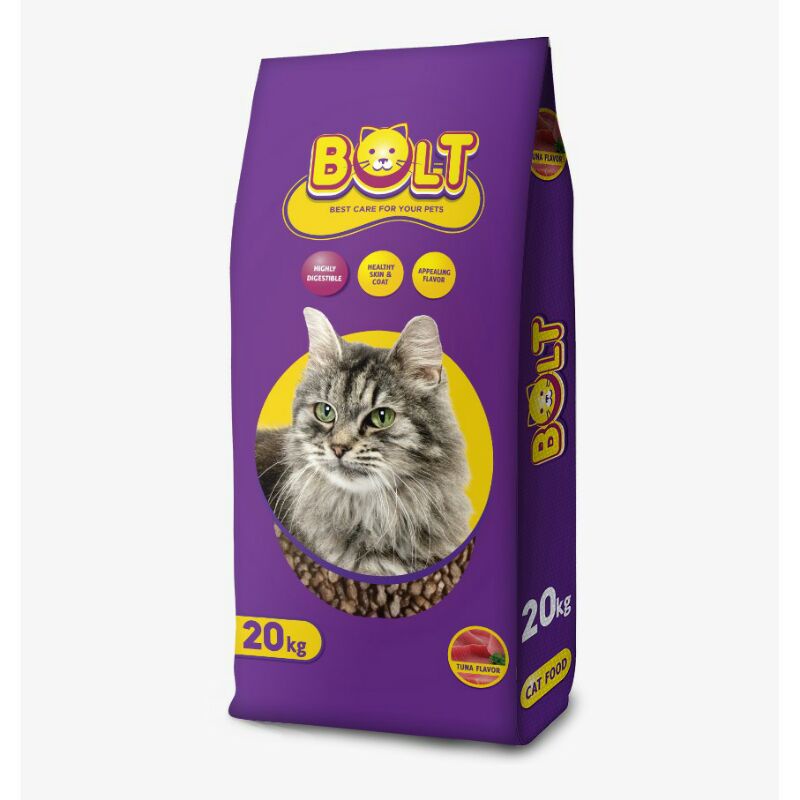 BOLT 1KG  Makanan Kucing 1 Kg Bolt Tuna 1kg