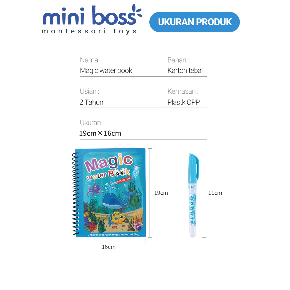 Magic Water Book Magic Water Pen Mainan Edukasi Anak Buku Gambar Mewarnai istana online