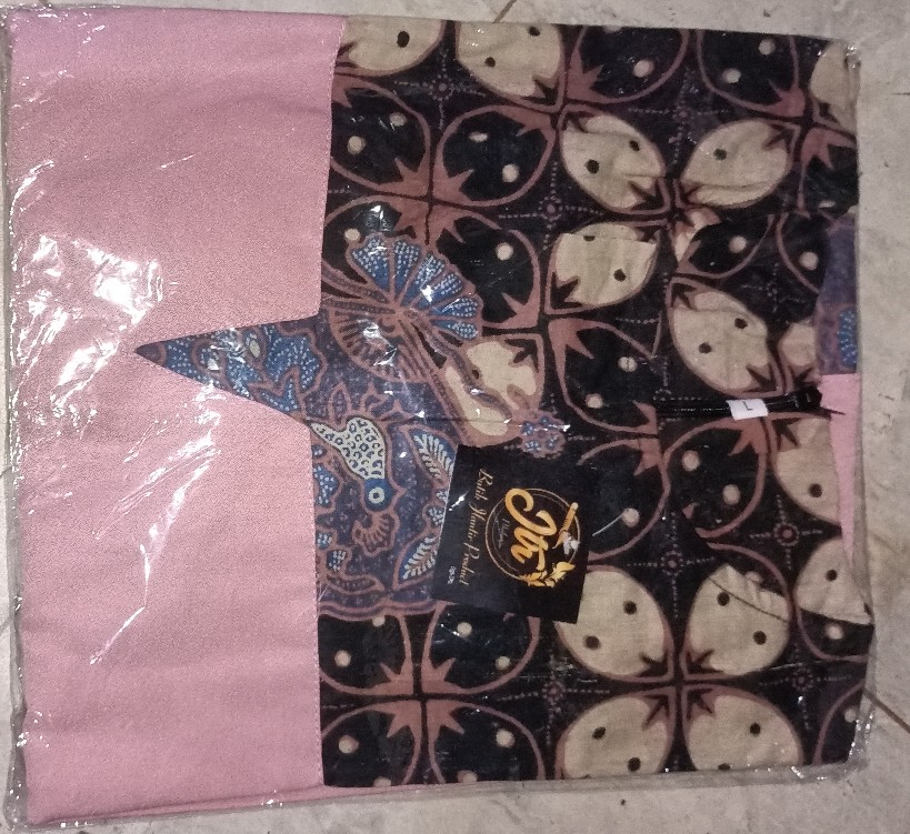 Tey-17 Batik Wanita Asj Sa Hrb026 Kenongo Kemeja Tosca Pendek